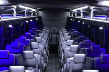Fresno Charter Bus Interior
