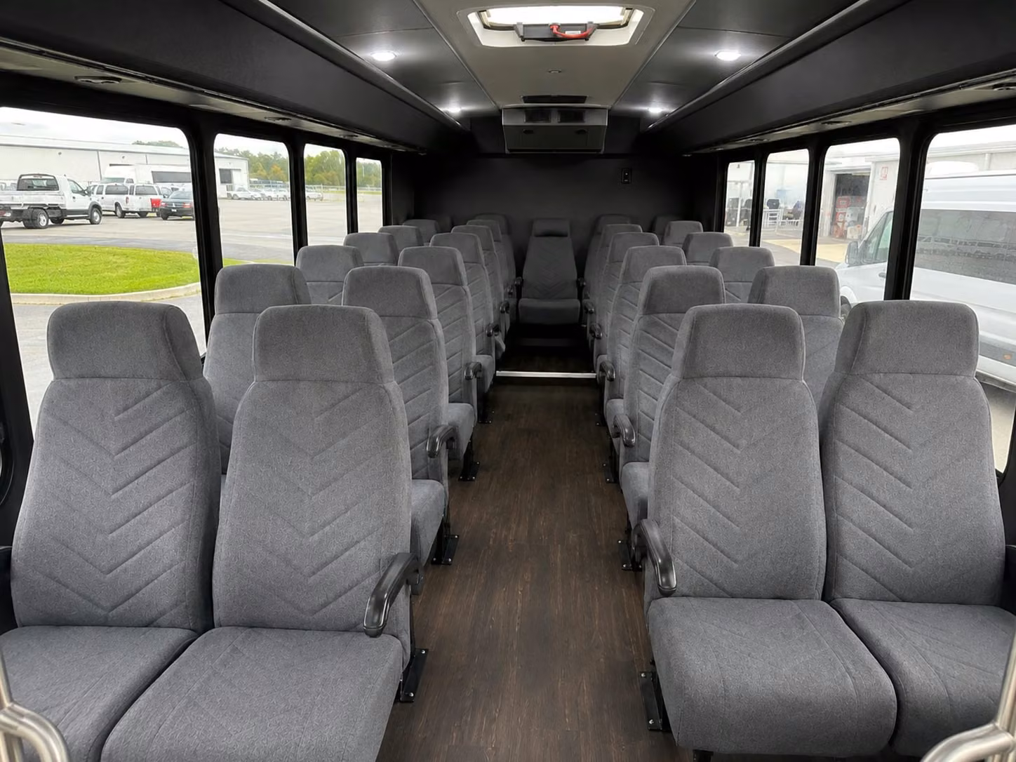 15 passenger minibus inside