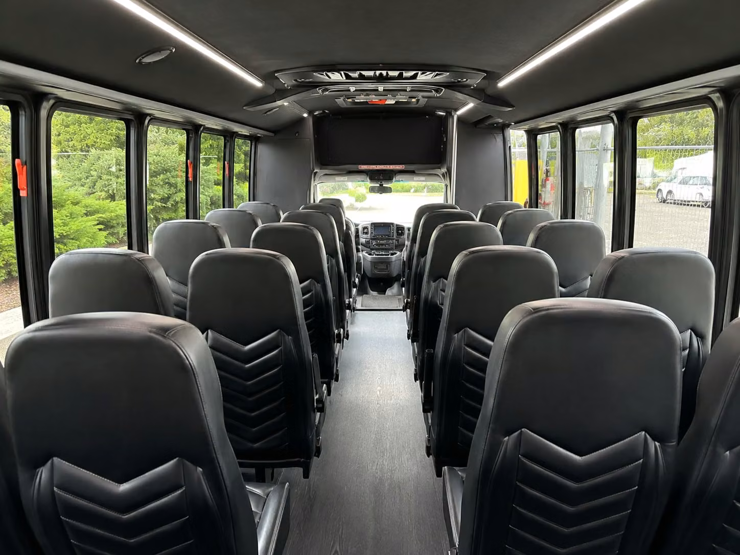 18 passenger minibus inside