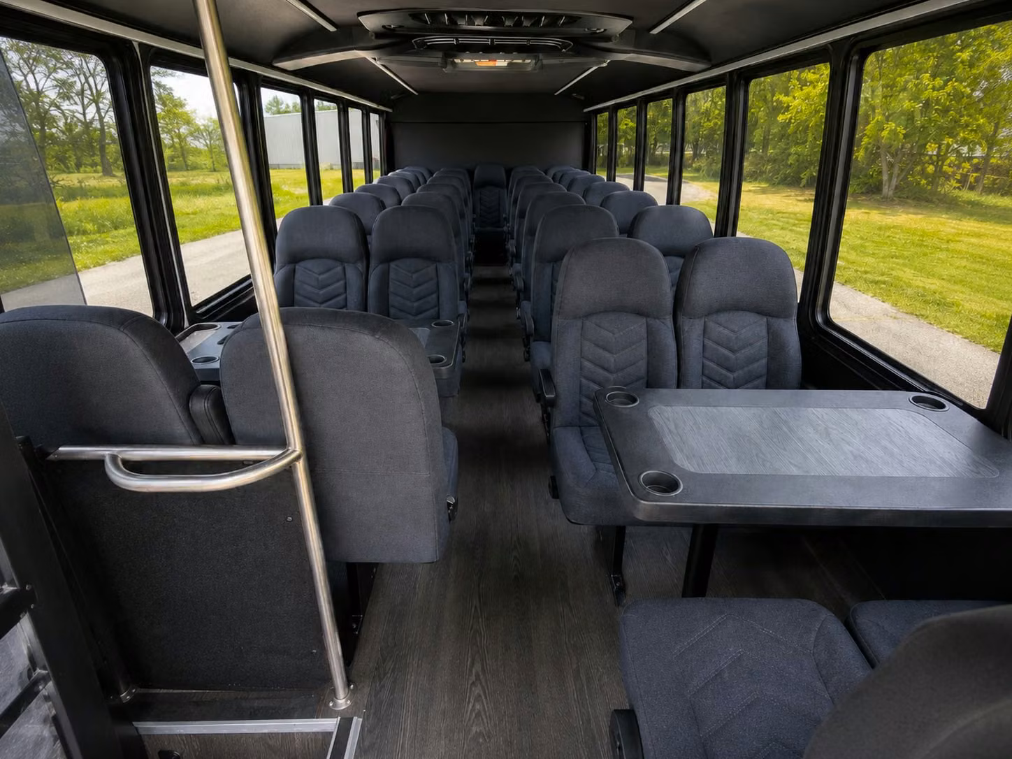 18 passenger minibus interior