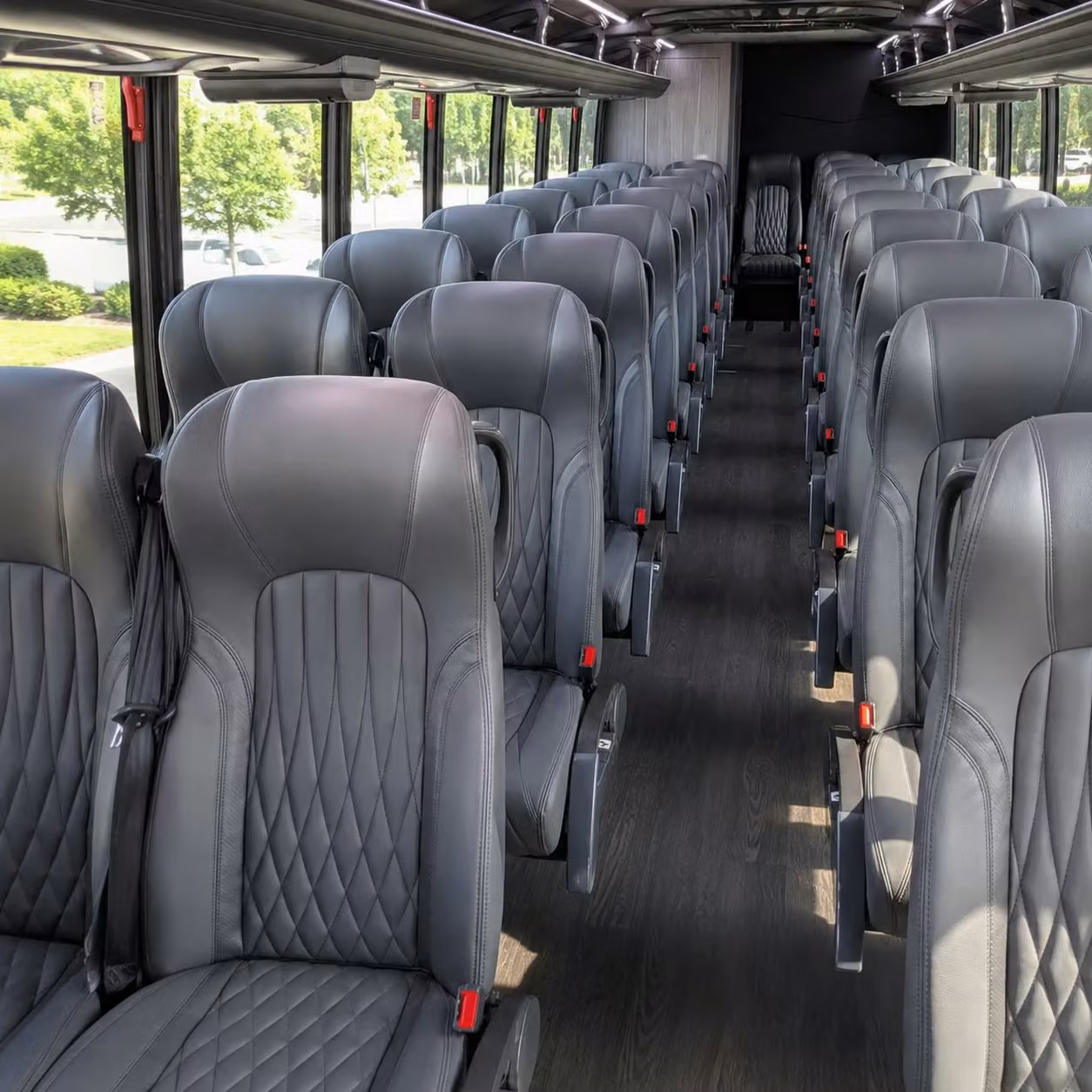25 passenger minibus inside