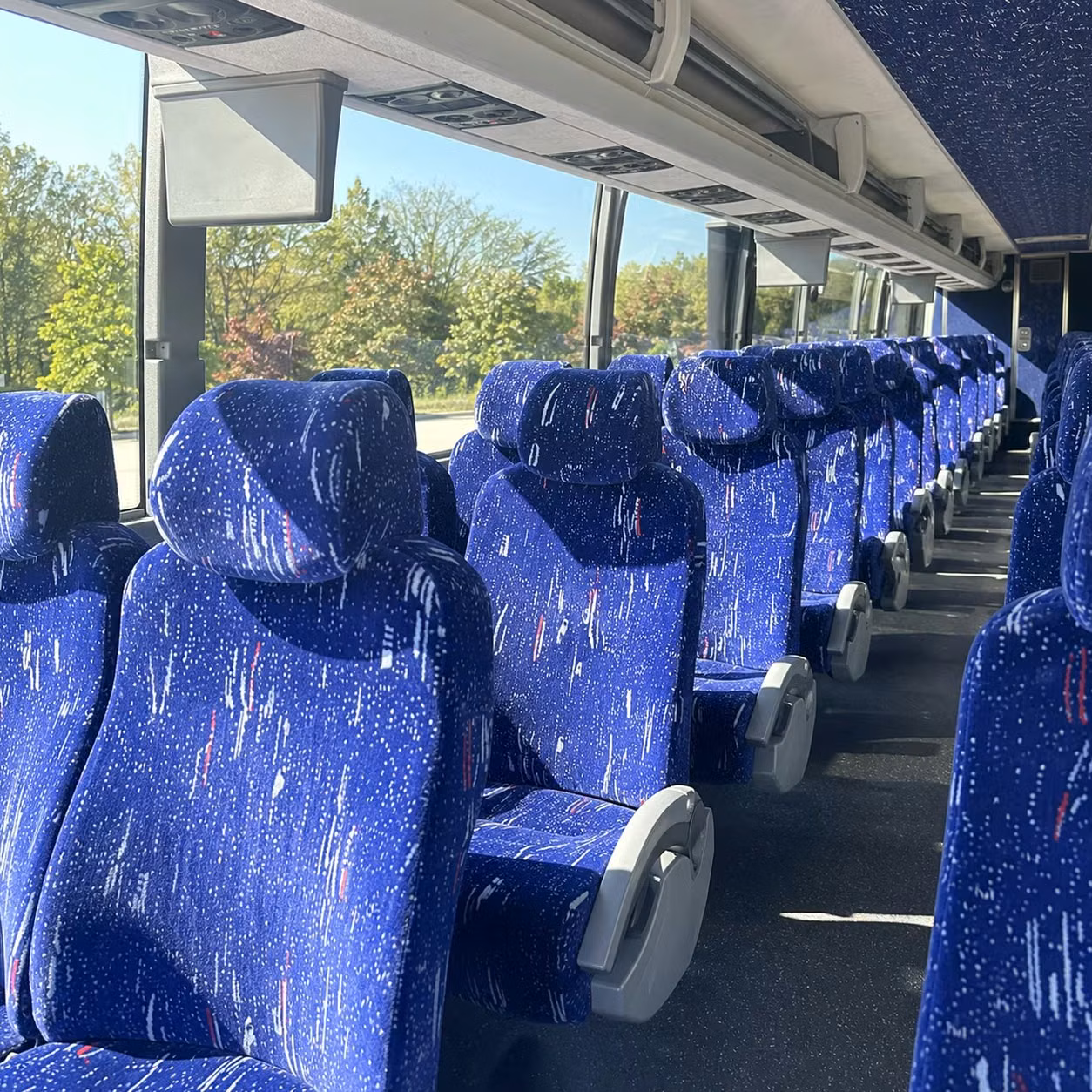 fresno charter bus interior